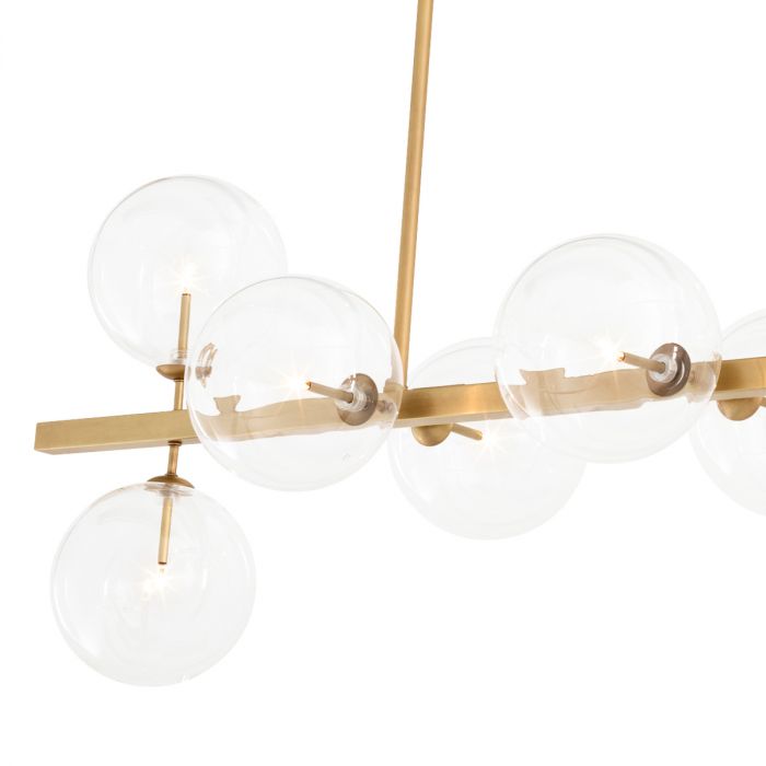 Chandelier Largo antique brass finish