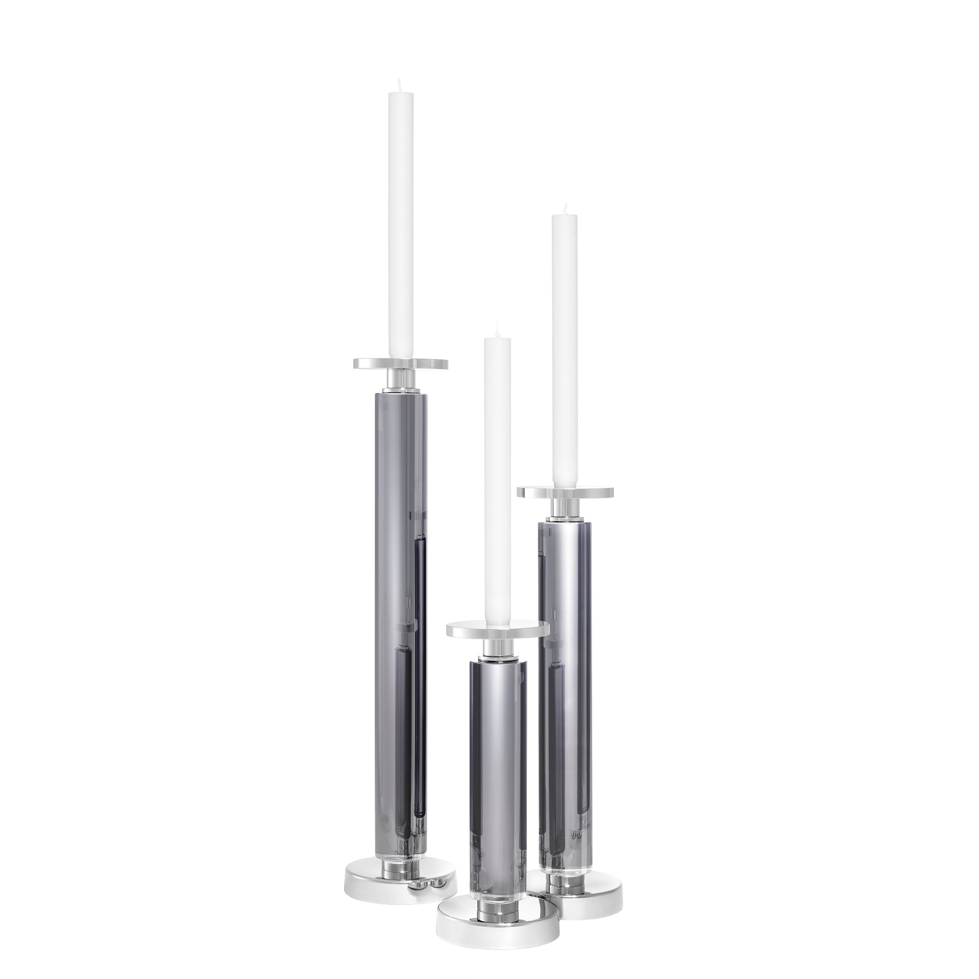 Crystal Glass Candle Holders (3) Chapman | Eichholtzmh.com 