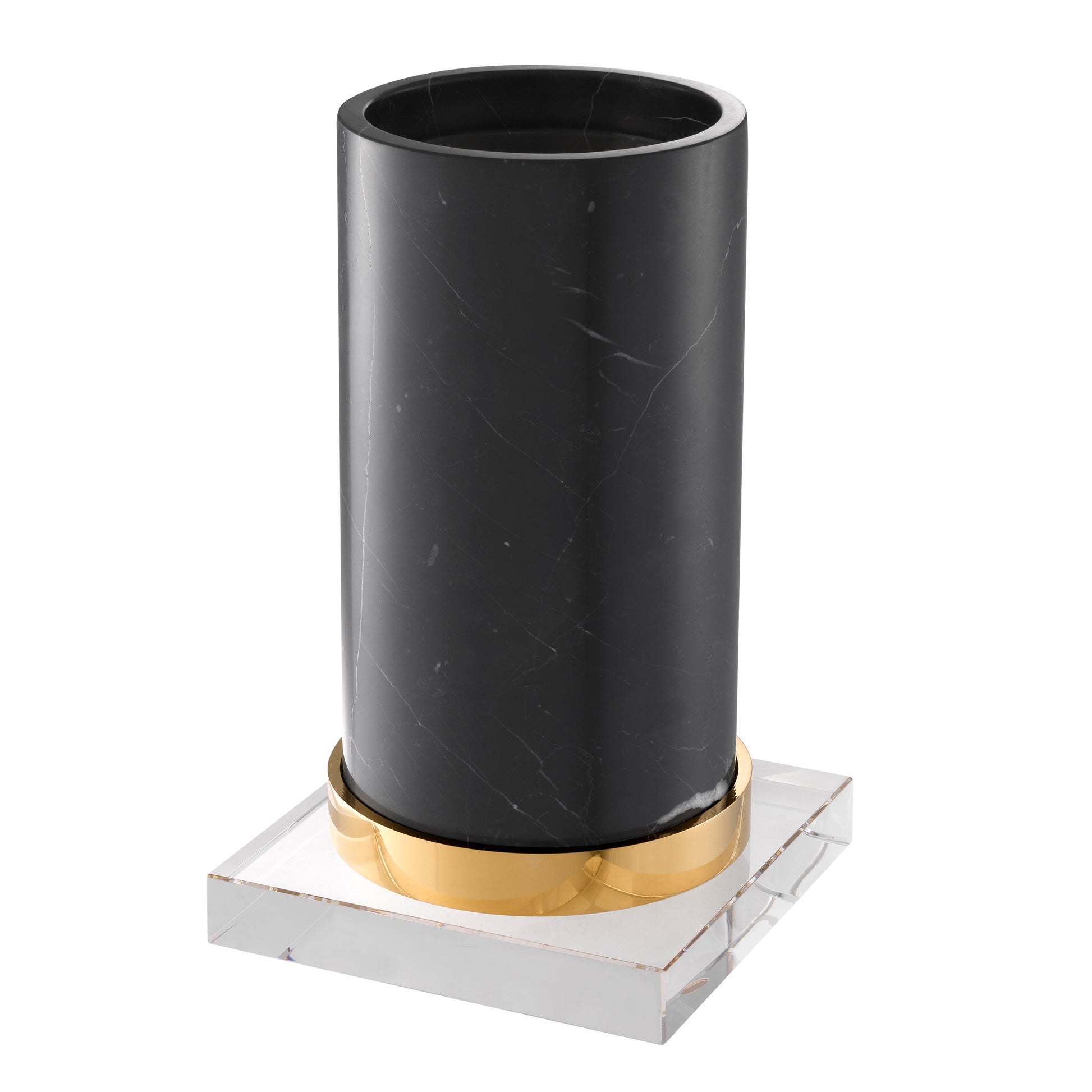Black Marble Candle Holder Whitby | Eichholtzmh.com