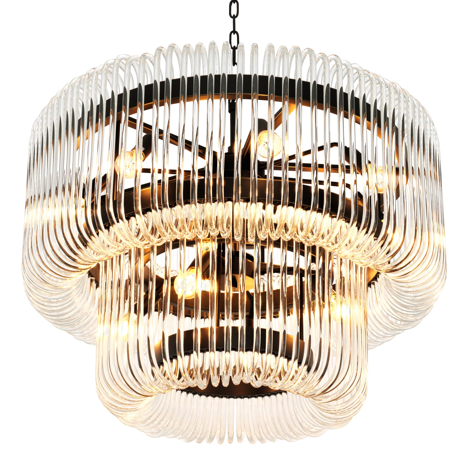 2 Tier Glass Chandelier Sutton House | Eichholtzmh.com