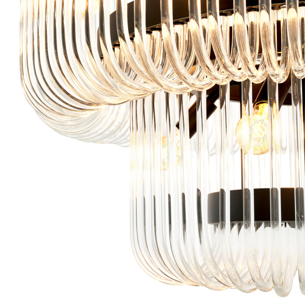 2 Tier Glass Chandelier Sutton House | Eichholtzmh.com