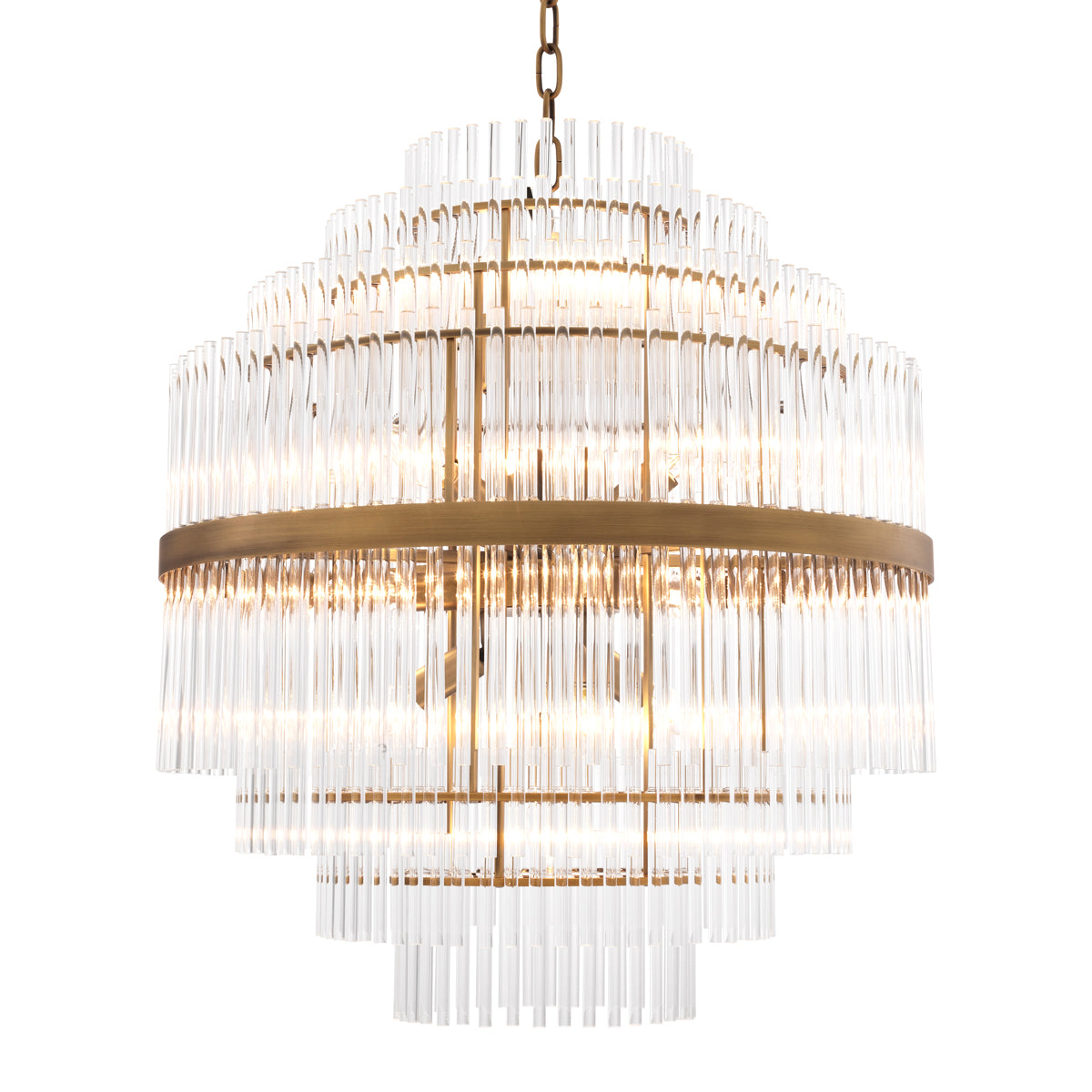 Glass Tiered Chandelier East | Eichholtzmh.com