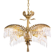 Golden Art Deco Chandelier Hildebrandt | Eichholtzmh.com