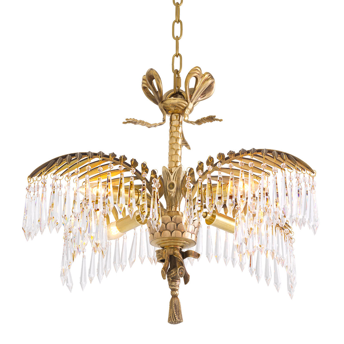Golden Art Deco Chandelier Hildebrandt | Eichholtzmh.com