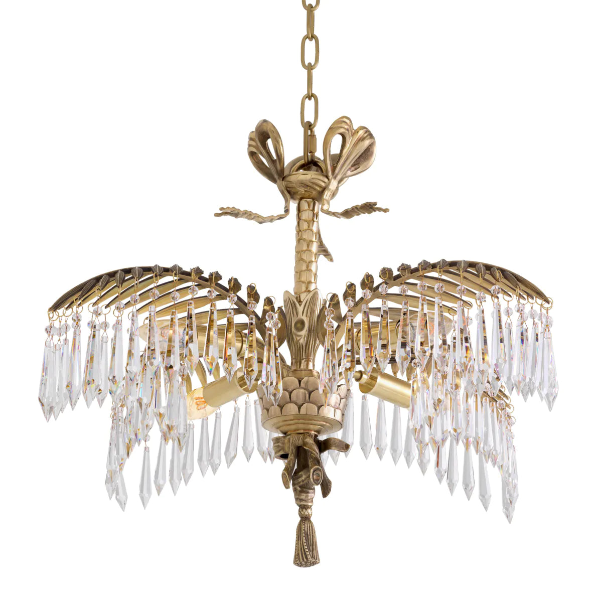 Golden Art Deco Chandelier Hildebrandt | Eichholtzmh.com