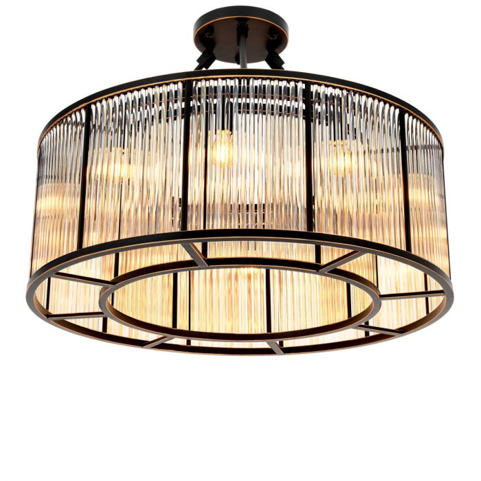 Ceiling Lamp Bernardi L bronze highlight finish