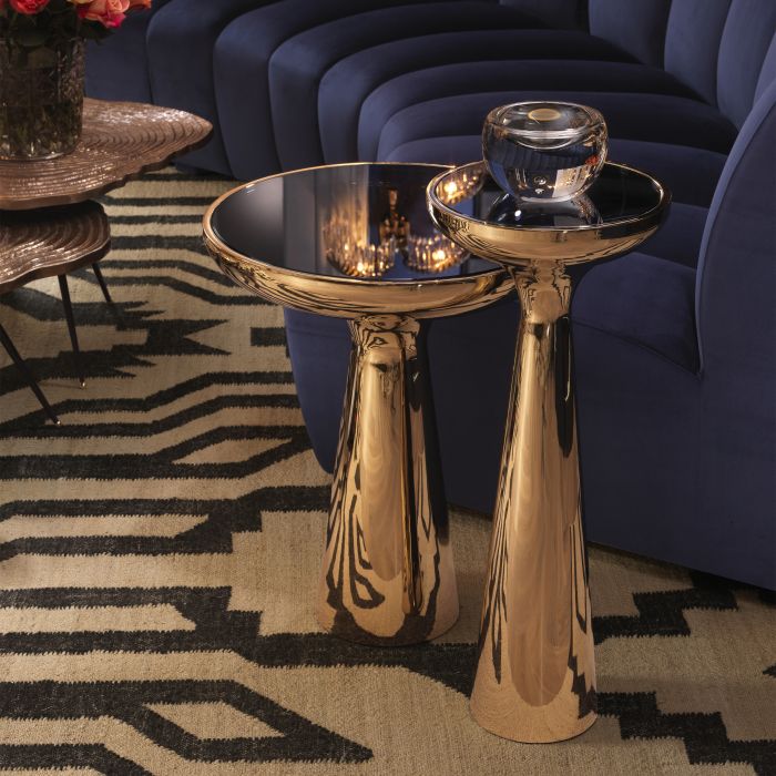 Side Table Lindos low gold finish