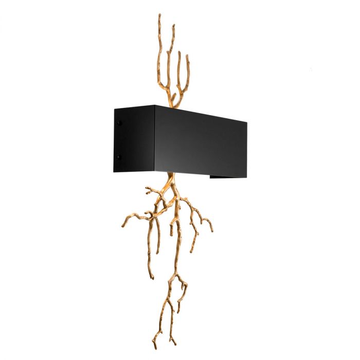 Wall Lamp Sorento antique brass finish