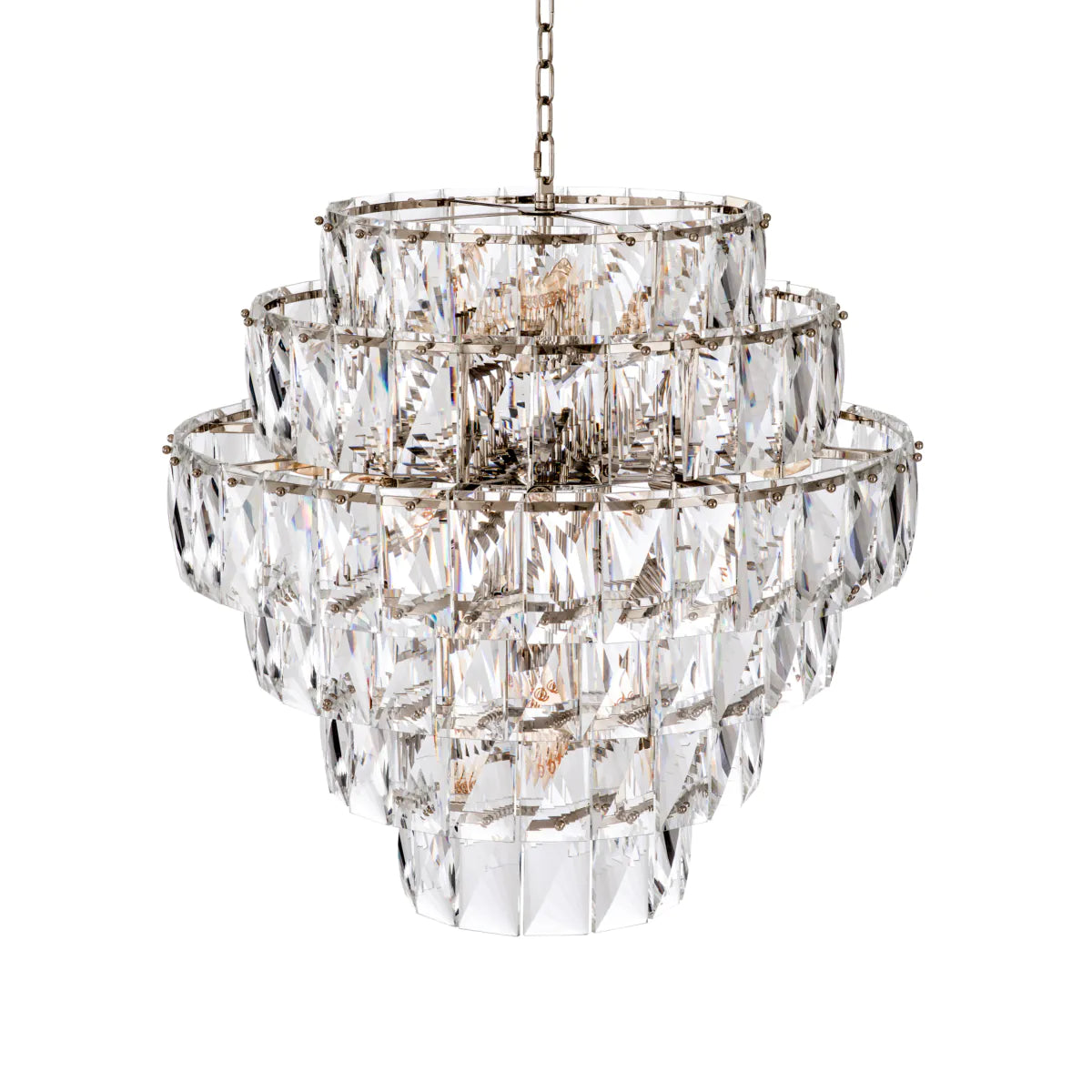 Glass Layered Chandelier L Amazone | Eichholtzmh.com