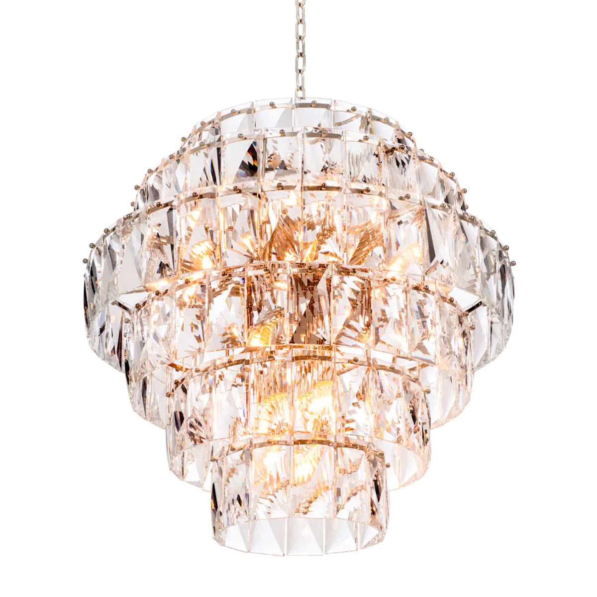Glass Layered Chandelier L Amazone | Eichholtzmh.com