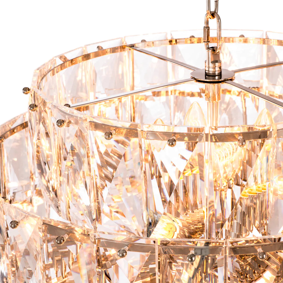 Glass Layered Chandelier L Amazone | Eichholtzmh.com