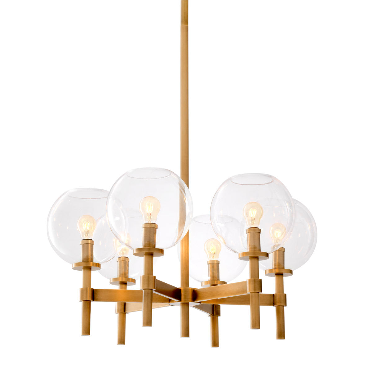 Brass Globe Chandelier Jade | Eichholtzmh.com