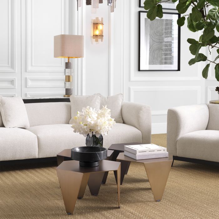 Wall Lamp Caprera antique brass finish