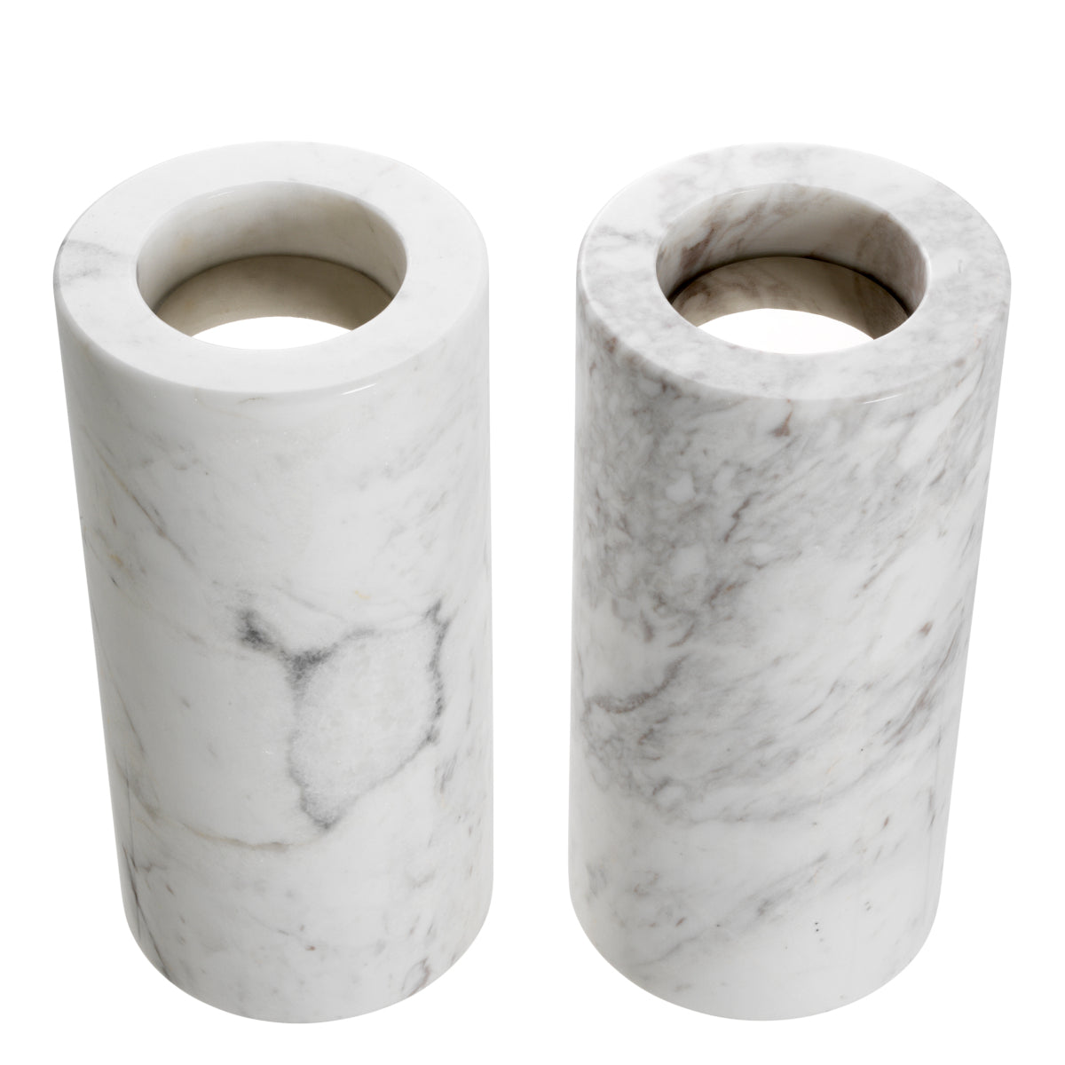 White Marble Tealight Holders (2) Tobor | Eichholtzmh.com