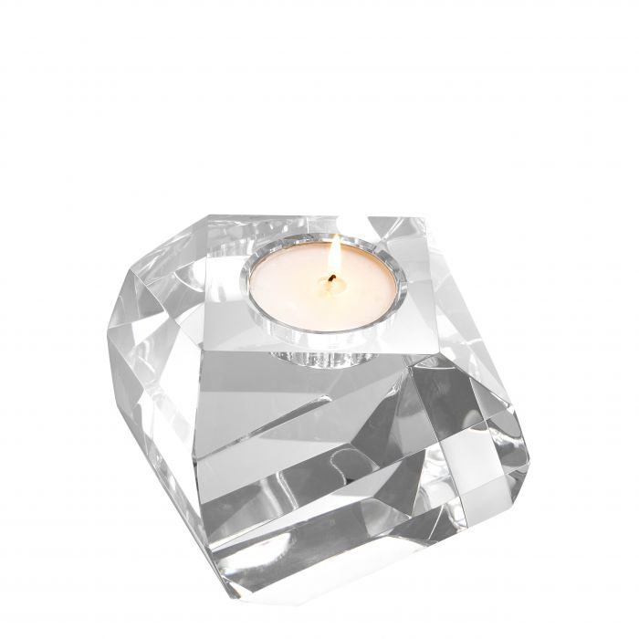Tealight Holder Lucidity crystal glass