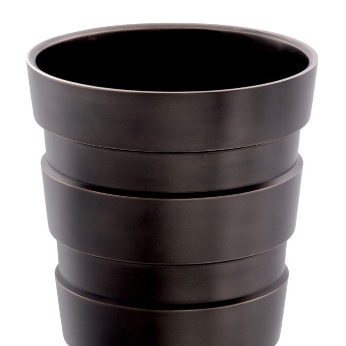 Vase Apex bronze highlight finish