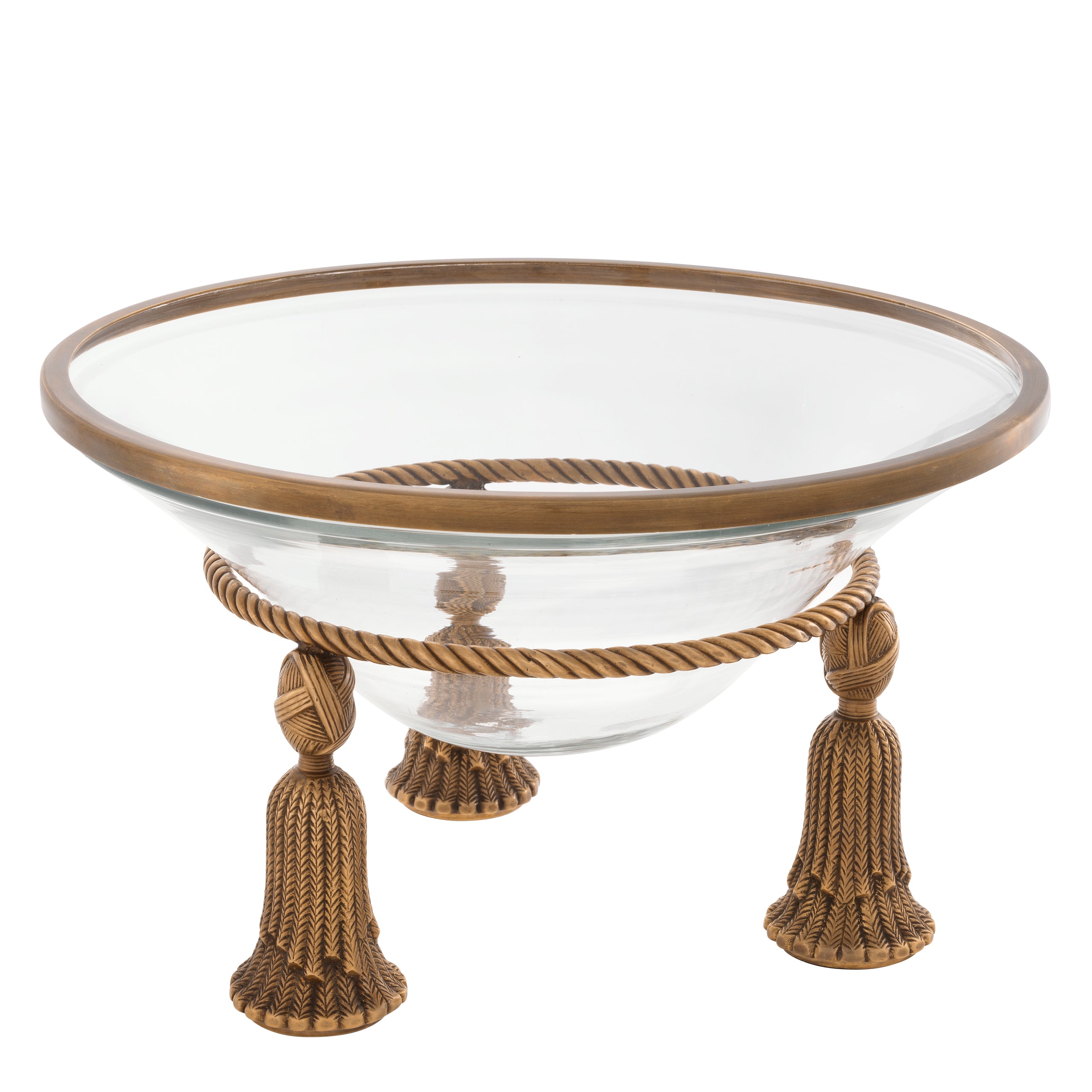 Clear Glass Bowl Tassel | Eichholtzmh.com