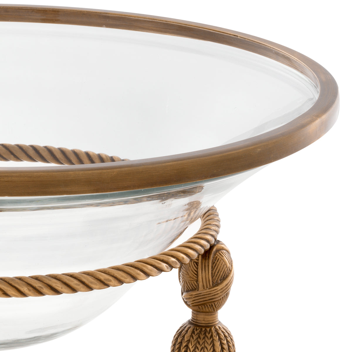 Clear Glass Bowl Tassel | Eichholtzmh.com