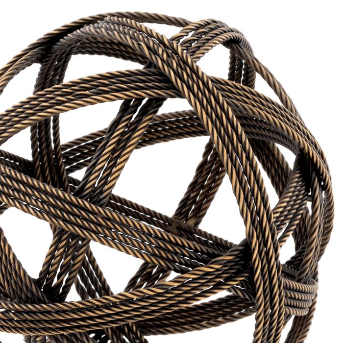 Desk Accessory Melville vintage brass finish set of 2