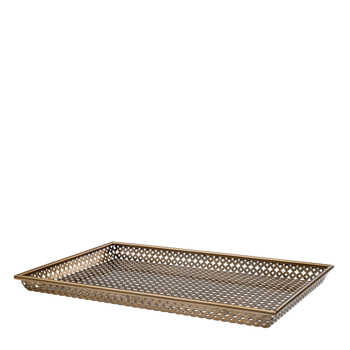 Antique Brass Rectangular Tray Sirenuse | Eichholtzmh.com