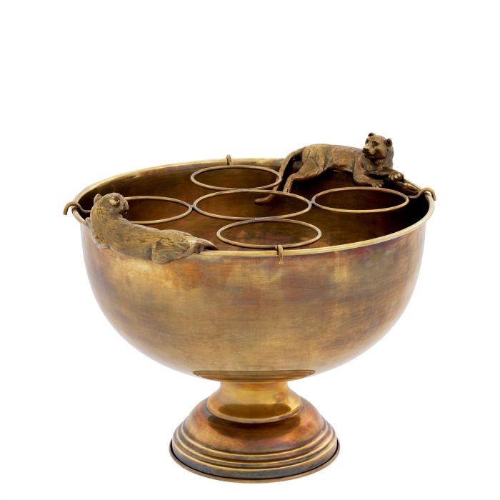 Champagne Cooler Jordan vintage brass finish