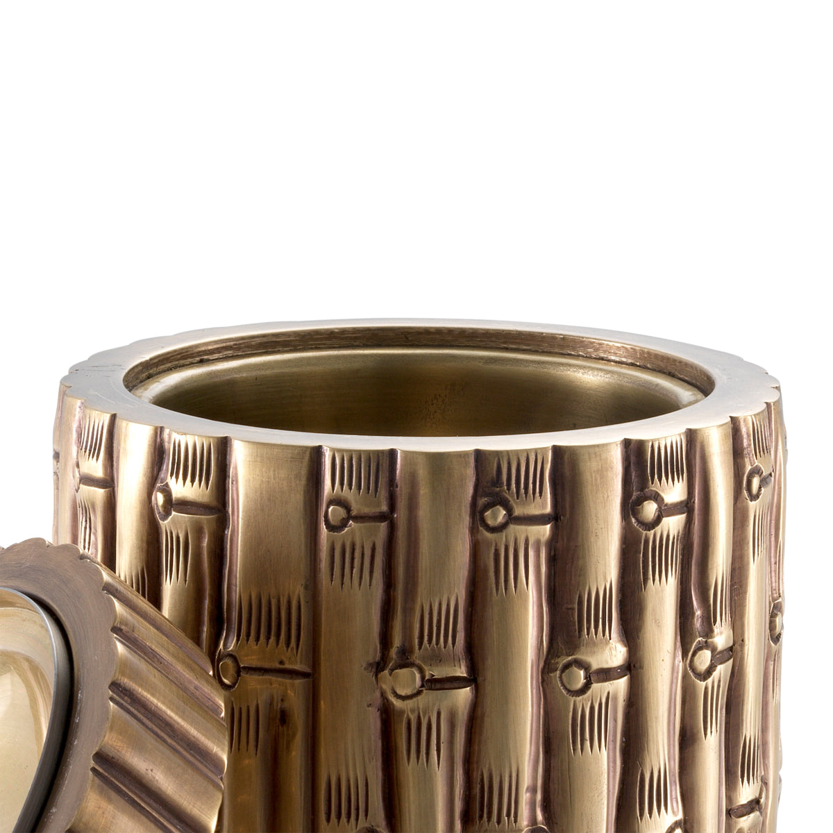 Vintage Brass Bamboo Box | Eichholtzmh.com