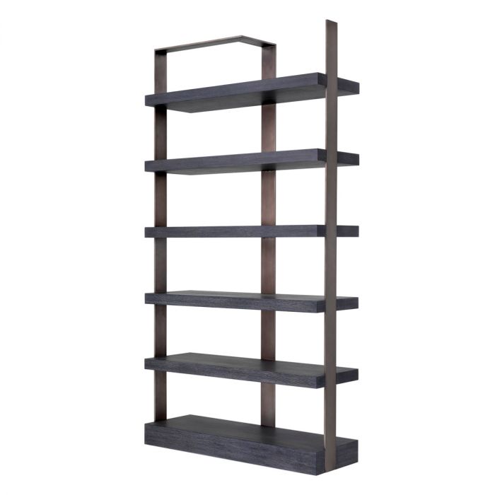 Cabinet Geo charcoal grey crown oak veneer