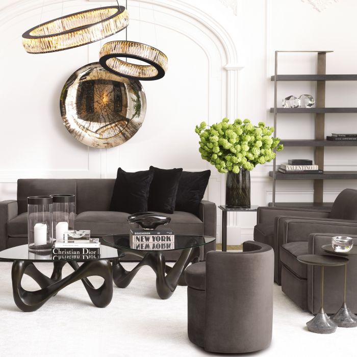 Cabinet Geo charcoal grey crown oak veneer