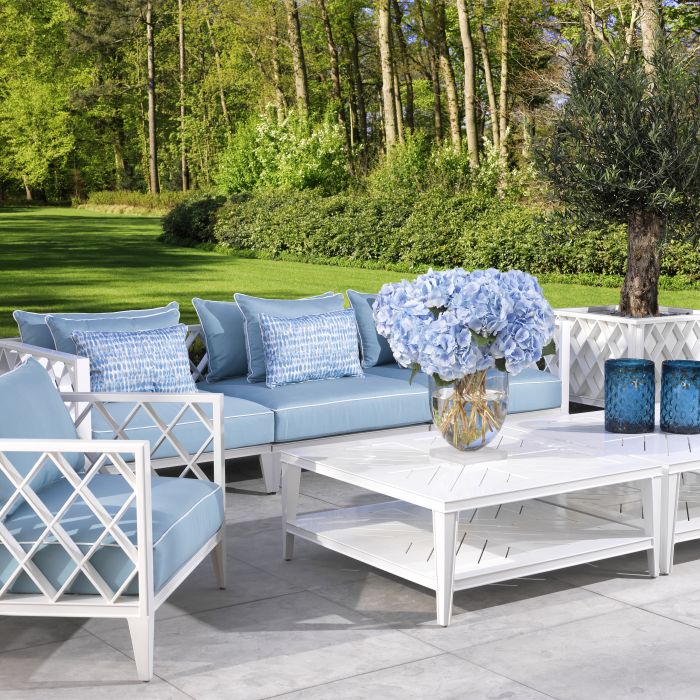 Outdoor Coffee Table Bell Rive square white