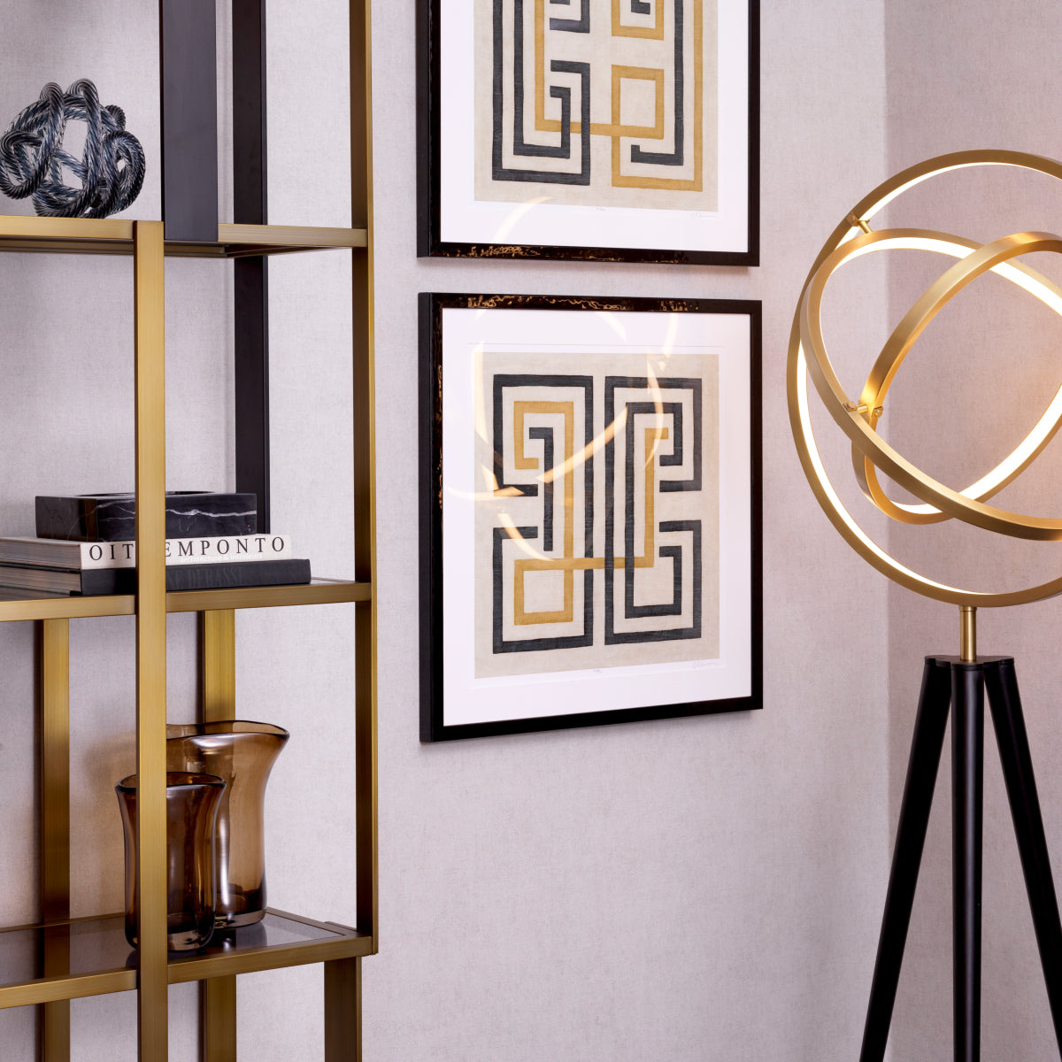 Brass Antique Floor Lamp Cassini | Eichholtzmh.com