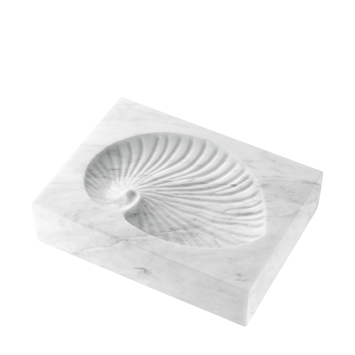 White Marble Object Conchiglia | Eichholtzmh.com