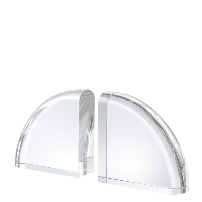 Bookend Decorage set of 2 crystal