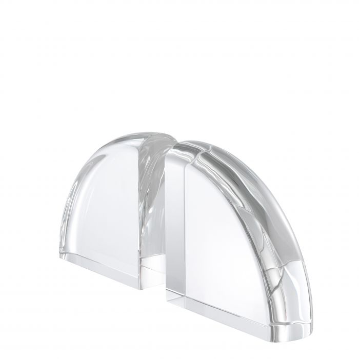 Bookend Decorage set of 2 crystal