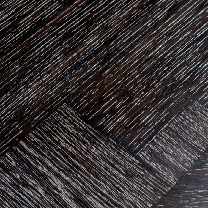 Dining Table Melchior oval charcoal oak veneer