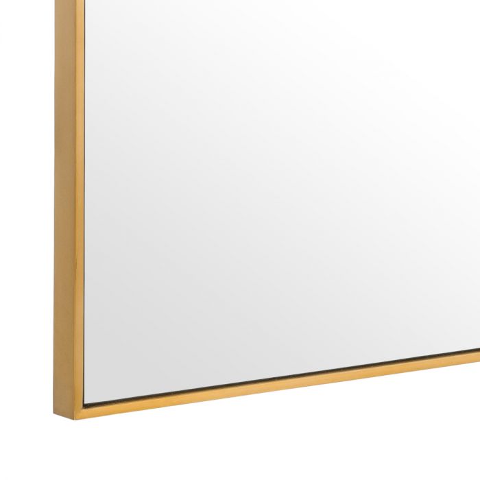 Mirror Redondo XXL brushed brass finish