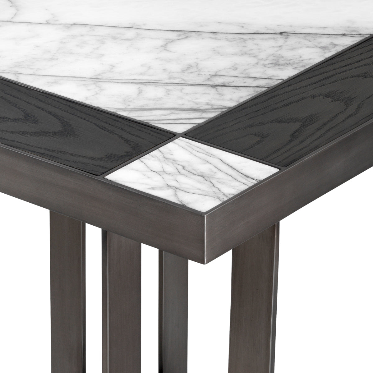 White Mocha Side Table Hermoza | Eichholtzmh.com
