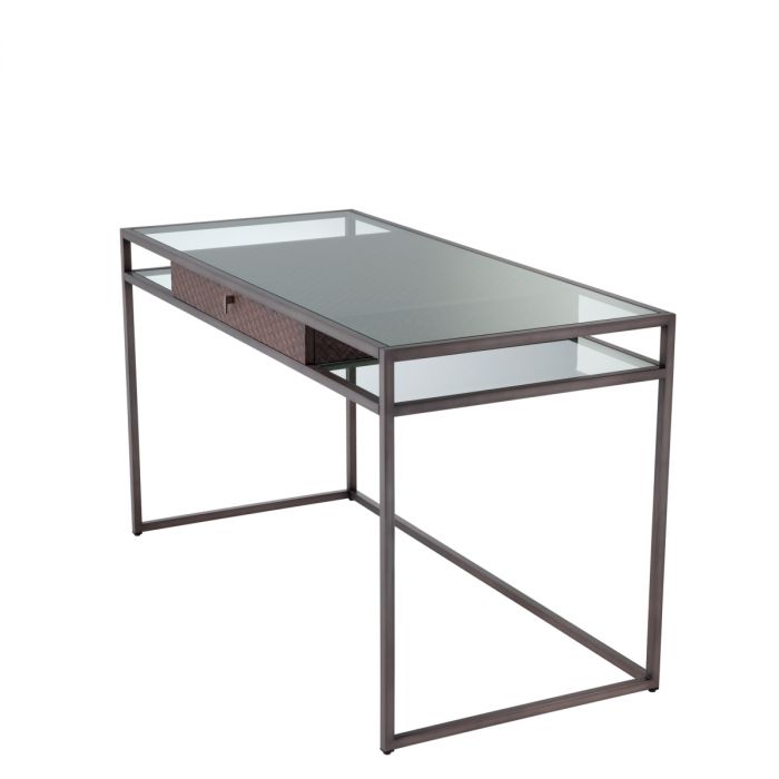 Desk Napa Valley woven oak veneer