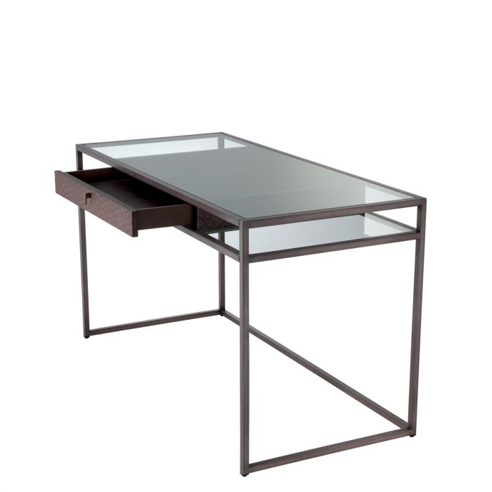 Desk Napa Valley woven oak veneer