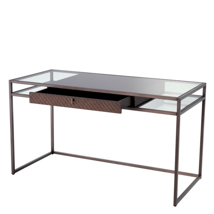 Desk Napa Valley woven oak veneer
