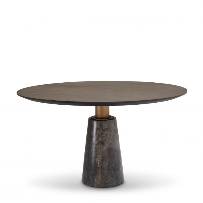 Dining Table Genova mocha straight oak veneer