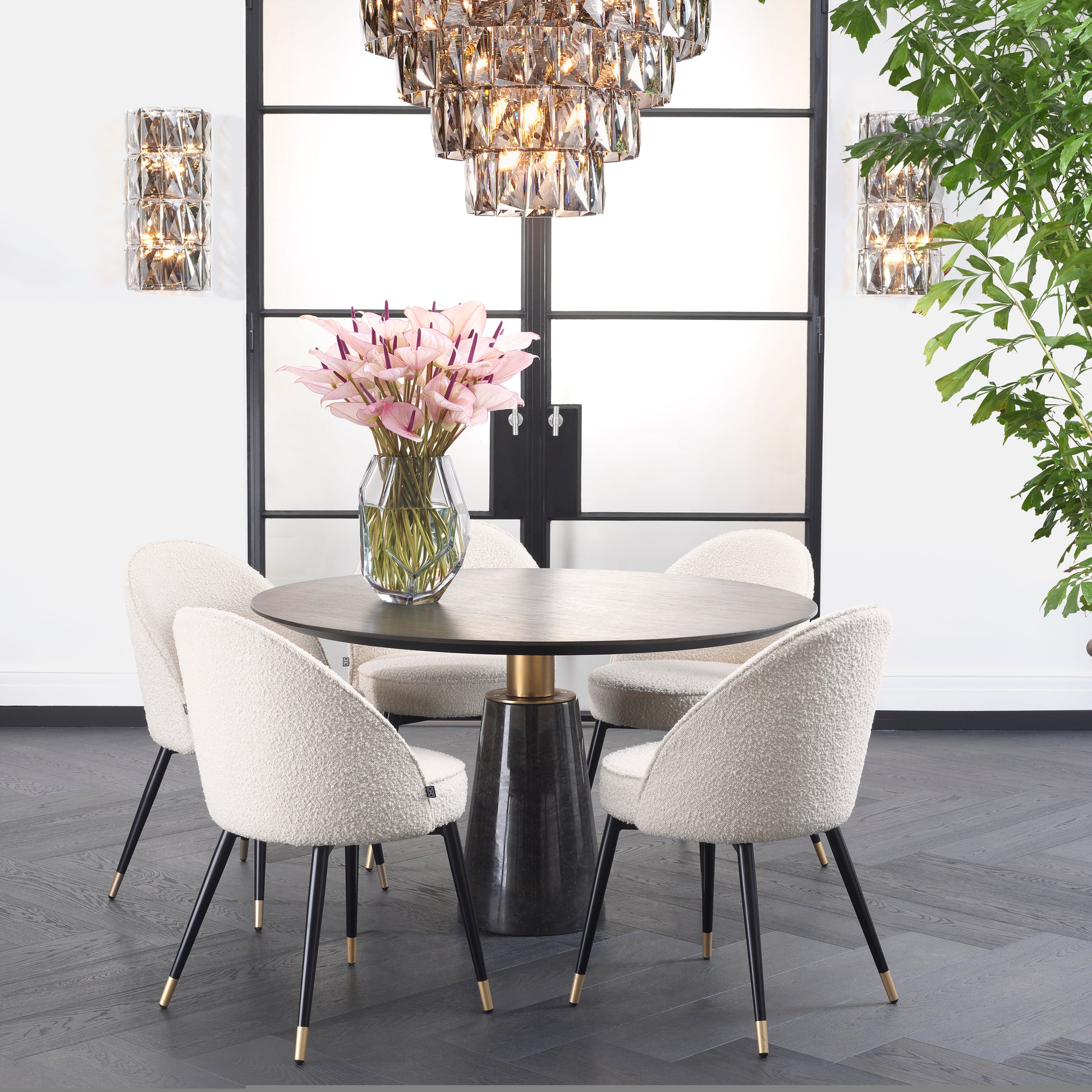 Gray Marble Dining Table Genova | Eichholtzmh.com