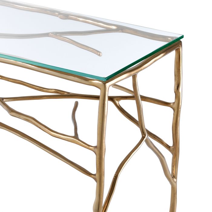 Console Table Antico gold finish