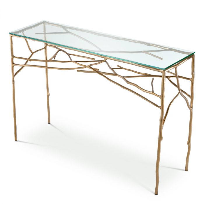 Console Table Antico gold finish