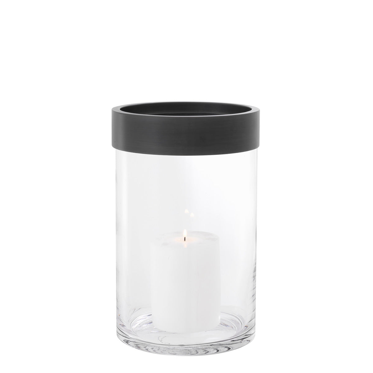 Bronze Clear Glass Hurricane S Vertex | Eichholtzmh.com