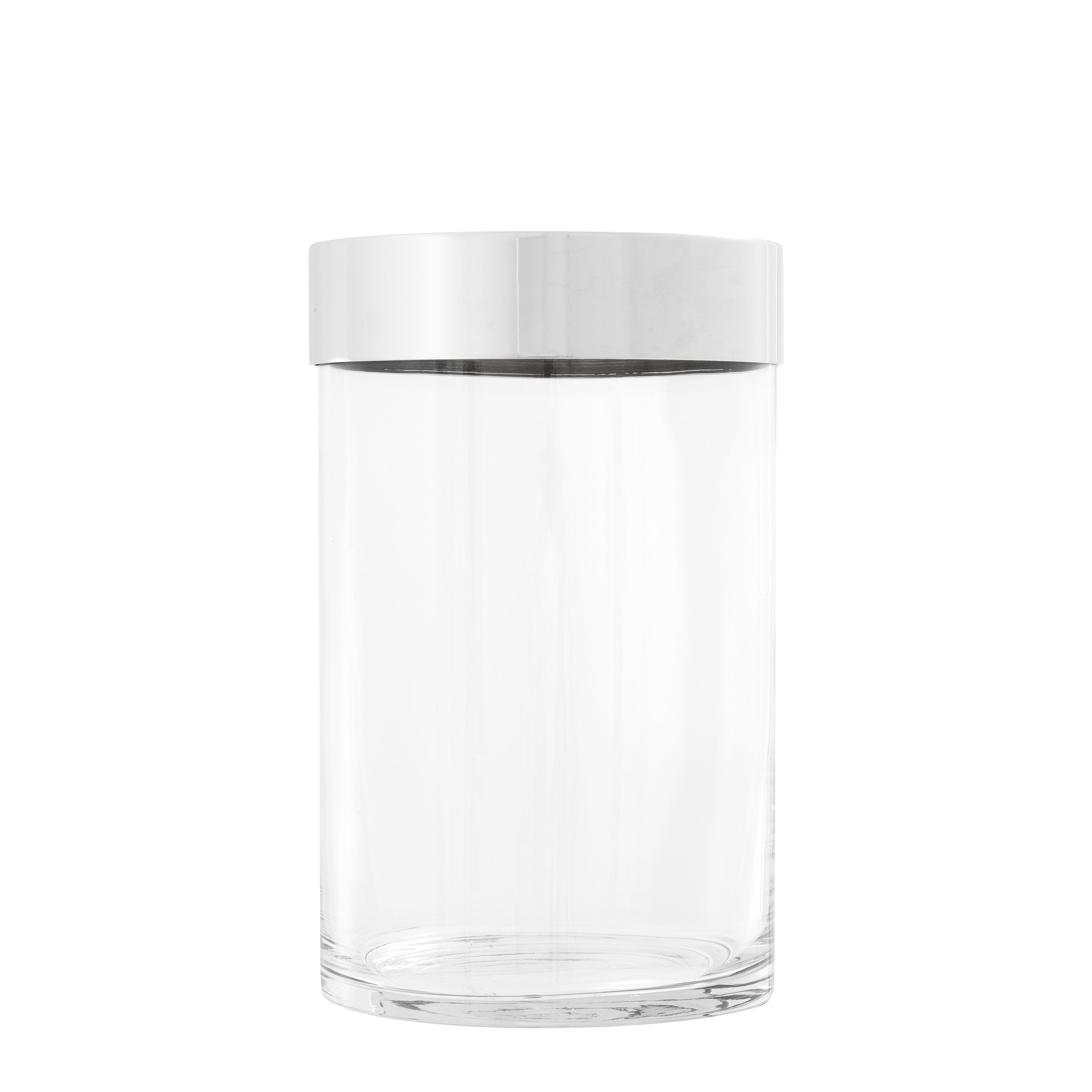 Silver Clear Glass Hurricane S Vertex | Eichholtzmh.com