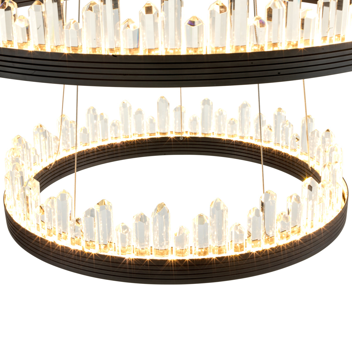 Bronze Crystal Glass Chandelier Randall | Eichholtzmh.com