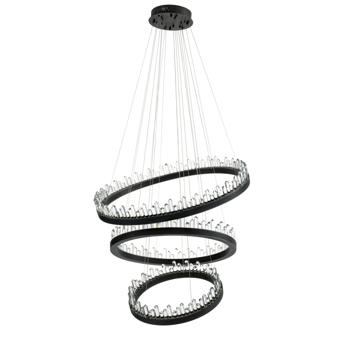 Bronze Crystal Glass Chandelier Randall | Eichholtzmh.com