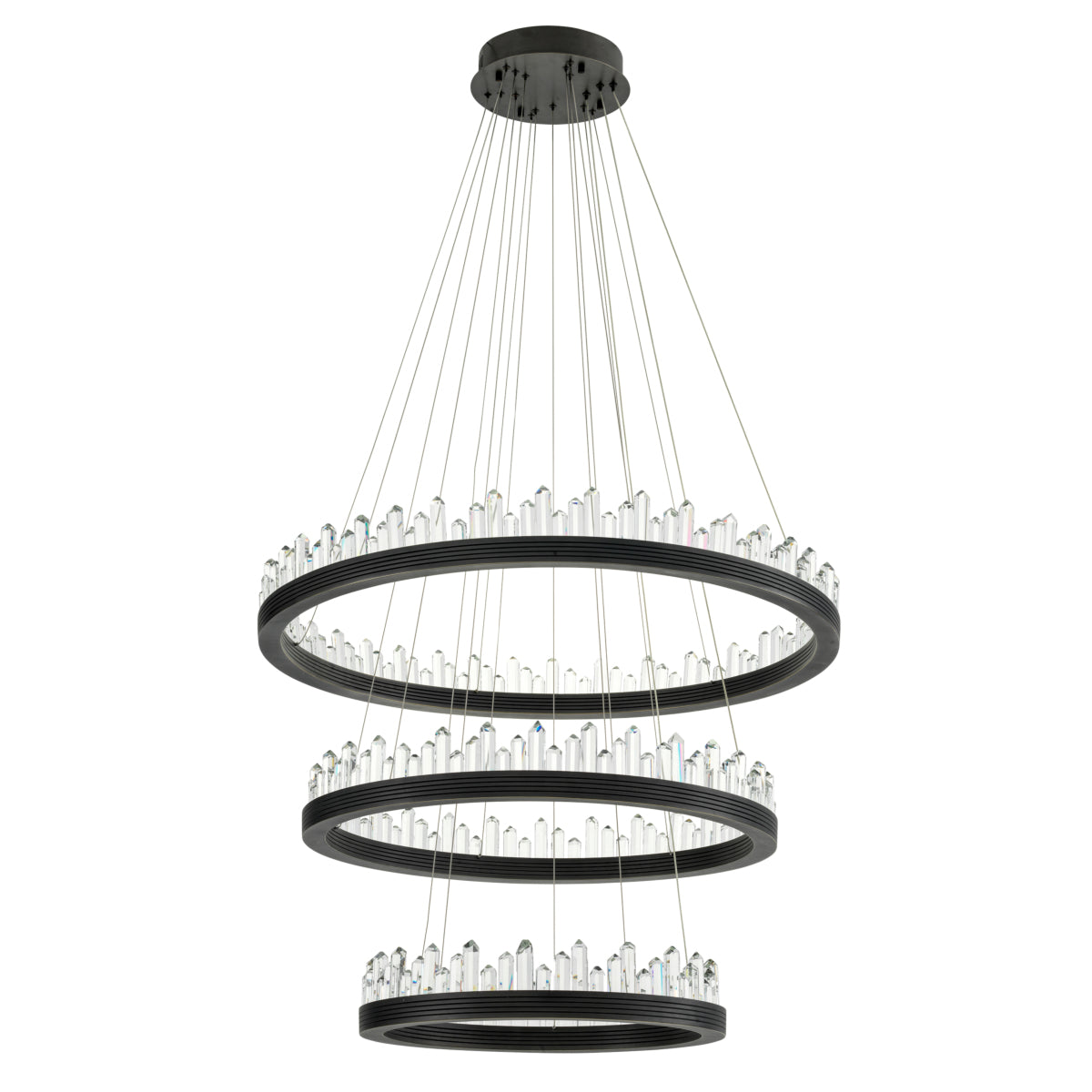 Bronze Crystal Glass Chandelier Randall | Eichholtzmh.com