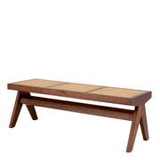 Brown Rattan Bench Arnaud | Eichholtzmh.com
