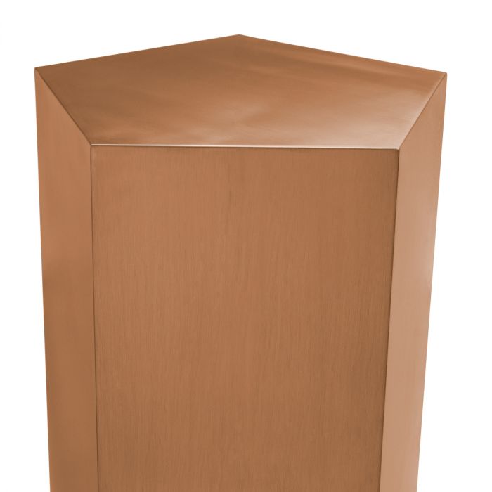 Column Meissner brushed copper finish H. 100 cm